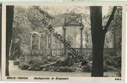 Berlin-Pankow - Musikpavillon Im Bürgerpark - Verlag Ludwig Walter Berlin - Foto-Ansichtskarte 30er Jahre - Pankow