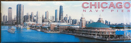 Chicago Navy Pier Souvenir Fridge Magnet, From Chicago Illinois USA - Turismo