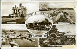 REGNO UNITO  FALMOUTH  Just Arrived At..  Multiview With Trein - Falmouth