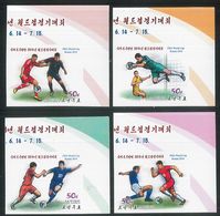 NORTH KOREA 2018 FIFA WORLD CUP RUSSIA IMPERFORATED STAMP SET - 2018 – Rusia