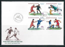 NORTH KOREA 2018 FIFA WORLD CUP RUSSIA FDC - 2018 – Rusia