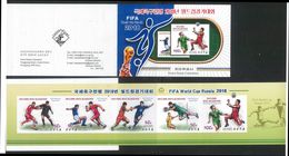 NORTH KOREA 2018 FIFA WORLD CUP RUSSIA STAMP BOOKLET IMPERFORATED - 2018 – Rusia