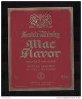 Etiquette De Scotch  Whisky  -  Mac Flavor -   Ecosse - Whisky