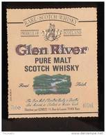 Etiquette De Scotch  Whisky  -  Glen River  -  Ecosse - Whisky