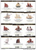 Lot De 12 étiquettes Brest 92 ( Bateaux) - Bateaux à Voile & Voiliers