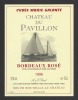 Etiquette De Bordeaux Rosé 1996 -  Chateau Du Pavillon -  Cuvée Marie Galante  -  Thème Bateau Voilier - Barcos De Vela & Veleros