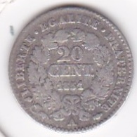 20 Centimes Cérès 1851 A Paris En Argent. - 20 Centimes