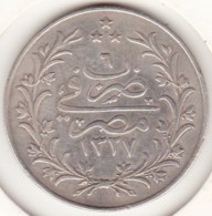 Empire Ottoman. 10 Qirsh AH 1327 Year 6. Muhammad V, En Argent. KM# 309 - Egypte