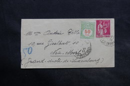 LUXEMBOURG - Taxe Sur Enveloppe De France - L 36536 - Cartas & Documentos