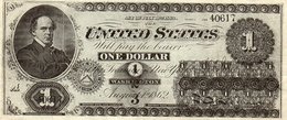 STATI UNITI D AMERICA 1 DOLLAR 1862 P-128 FACSIMILE-COPY - Bilglietti Degli Stati Uniti (1862-1923)