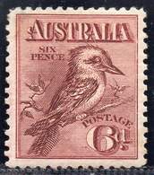 AUSTRALIA 1914. The 6d. Kookaburra, Mint LH - Ongebruikt