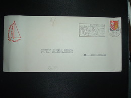 LETTRE TP AGEN 0,12 OBL.MEC.30-4 1966 LE POULIGUEN (44) DARRASSE BATEAUX + VOILIER - Sonstige & Ohne Zuordnung