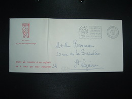 LETTRE OBL.MEC.22-5 1964 NANTES RP (44) PHILATEC PHILATELIE & TECHNIQUE + COMMERCE ET QUALITE - Other & Unclassified