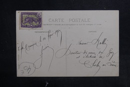 CONGO - Affranchissement Plaisant De Fort Crampel Sur Carte Photo ( Sage Femme ) Pour La France - L 36690 - Brieven En Documenten