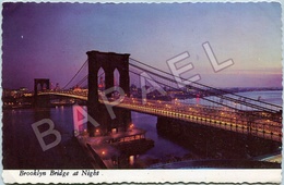 New-York (États-Unis) - Brooklyn Bridge At Night - Brooklyn