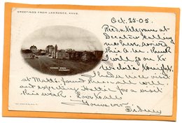 Lawrence Kans 1905 Postcard - Lawrence