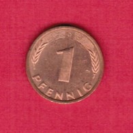 GERMANY  1 PFENNIG 1984 "D" (KM # 105) #5323 - 1 Pfennig