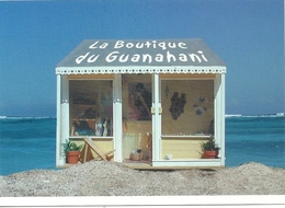 CPM . ST BARTH . BOUTIQUE DU GUANAHANI . MEN & WOMEN BEACHWEAR . ANSE DE GRAN . JOLI VERSO . CARTE NON ECRITE . 2 SCANES - Saint Barthelemy