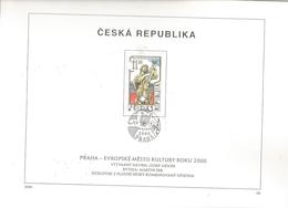 REPUBLICA CHECA DOCUMENTO TEMA CULTURA PRAGA 2000 - Variétés Et Curiosités