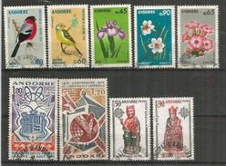 Année Complète 1974, 9 Timbres Oblitérés, 1 ère Qualité, Oblitération Ronde, Inclus Europa 1974, Forte Côte - Années Complètes