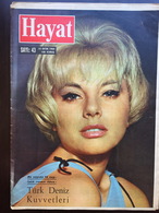 Sophia Hardy Hayat Turkish Magazine 1964 October - Cinema - Revistas & Periódicos