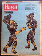 KARAGOZ KARAGHIOZIS Hayat Turkish Magazine 1964 January - Revistas & Periódicos