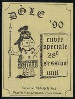 Etiquette De Vin // Dôle 1990, Cuvée Spéciale 28ème Session UNIL - Education