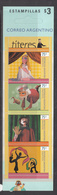 2002 Argentina  Puppets Toys  Complete Booklet Carnet  MNH - Unused Stamps