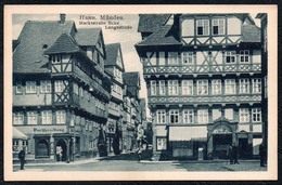 B4641 - Hann. Münden - Marktstraße Langestraße - Fachwerk Fachwerkhaus - Hannoversch Muenden