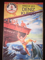 JACK LONDON -THE SEA WOLF -  ILLUSTRATED - TURKISH EDITION Milliyet -1992 Turkish-English - Comics & Manga (andere Sprachen)