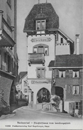 BECKENRIED → Hauptstrasse Mit Der Seeburg Und Der Tuchhandlung, Seltene Karte Ca.1910 ►RRR◄ - Beckenried