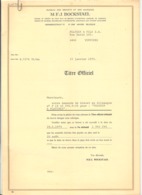 Brevet (Dossier Complet) Déposé Par SA PELTZER & Fils 1969  "Tasseur à Platines " Allemagne - Textile, Veviers (jm) - Kleidung & Textil