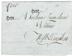 1800, " Botzen " Kpl.  Fuhrmans-Bf.  , A2125 - ...-1850 Prephilately