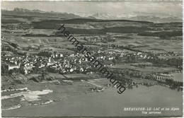 Estavayer-le-Lac - Luftaufnahme - Foto-AK - Edition A. Deriaz Baulmes - Estavayer