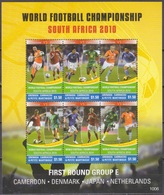 2010	Grenada - Grenadines	4569-74KL	2010 World Championship On Football South Africa	7,00 € - 2010 – Sud Africa