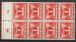 1926-1935 Vliegende Duif Veldeel Met Randnummers NVPH 170 Postfris/MNH/** - Neufs