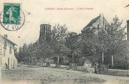 CPA 31 Haute Garonne Verfeil L'Allée Frascati - Ane - Rare - Les  Allées - Verfeil