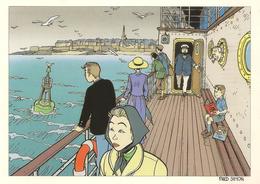 CPM Festival Bd Quai Des Bulles De Saint Malo (fred Simon) - Fumetti