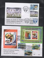 Honduras Scarce Covers FDC Soccer World Cup Sudafrica 2010 - 2010 – South Africa
