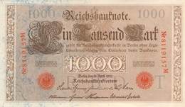 1.000 Mark Reichsbanknote AU/EF (II) - 1.000 Mark