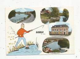 Cp, 89 ,  GURGY , Multi Vues ,  Voyagée 1971 - Gurgy