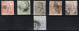 España Nº 132/7 Año Nº 1873 - Used Stamps