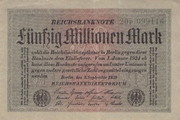 50 Mio Deutsche Reichsmark AU/EF (II) - 50 Millionen Mark