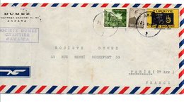 TURQUIE AFFRANCHISSEMENT COMPOSE SUR LETTRE A EN TETE POUR LA FRANCE 1959 - Briefe U. Dokumente