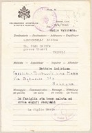 1943 Vordruckbrief Des Apostolischen Nachrichtendienstes In Ägypten Nach Tripoli Mit Zensurstempel - Cartas & Documentos