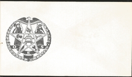 J) 1900 FRANCE, STAR, EALGE, MASONIC SYMBOL, BLACK, MASONIC GRAND LODGE, FDC - Sonstige & Ohne Zuordnung