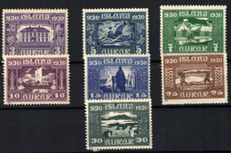 Islandia Nº 123/7, 129/30 - Unused Stamps