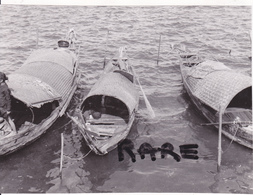 PHOTO ANCIENNE,ASIE,ASIA,VIET NAM,RARE,1950,CABOTAGE,BATEAU CHINOIS,RARE,PAGODE - Places