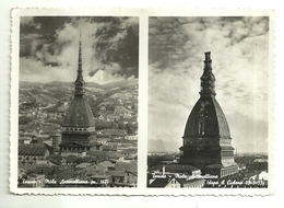 5007" TORINO-MOLE ANTONELLIANA (m. 167)-PRIMA E DOPO IL CICLONE DEL 23/5/1953 " - CART. POST. ORIG. SPED. 1953 - Mole Antonelliana