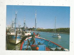 Cp, Bateaux De Pêche , 85 , SAINT GILLES - CROIX DE VIE , Entrée Du Port,  Voyagée - Fishing Boats